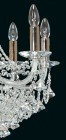 Moderní křišťálový lustr EL215807 - detail svíčky 