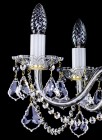 Křišťálový lustr broušený L027CE  - detail svíčky 