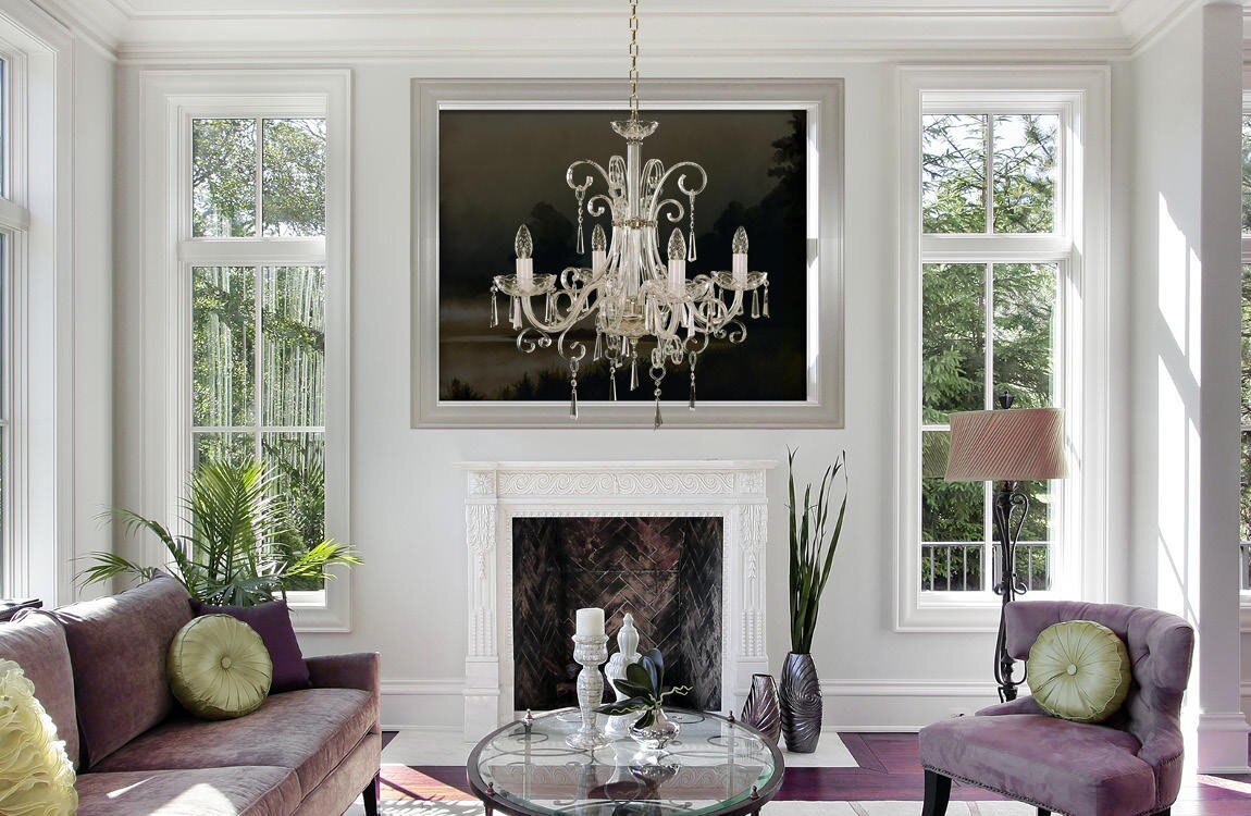 Living room in country style crystal chandelier EL411603