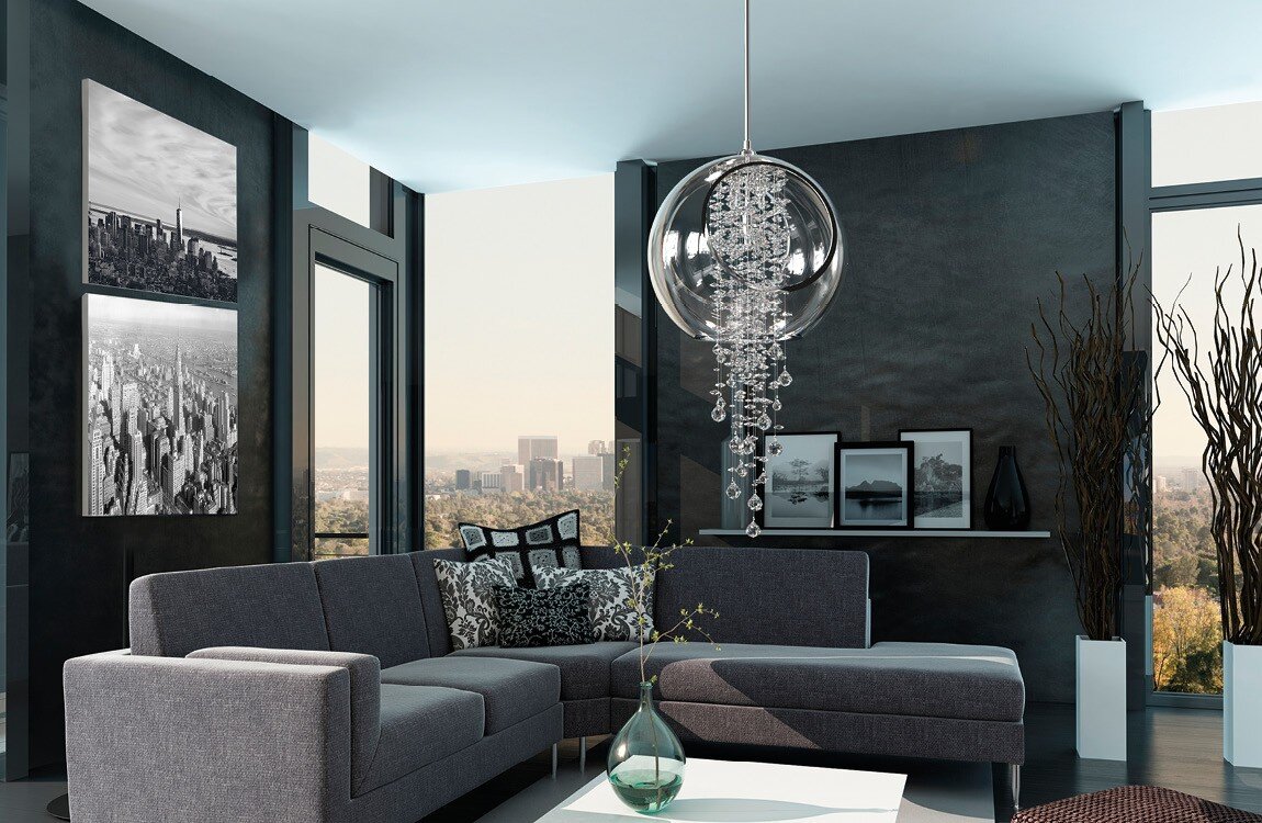 Moderné svietidlo do obývačky v modernom štýle LV011