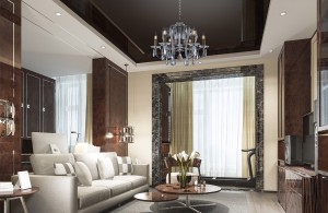 Crystal chandelier for modern living room 
