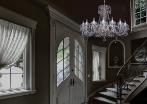 Crystal chandelier for hall