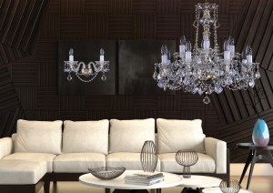 Modern Crystal Chandelier For living room