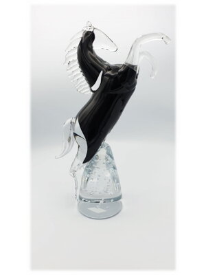 Glass figurine - horse  JA/KUP/BL