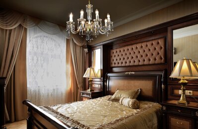 Хрустальная люстра для спальни в замковом стиле LW507080101