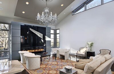 Living room crystal chandelier in modern style EL116802PB