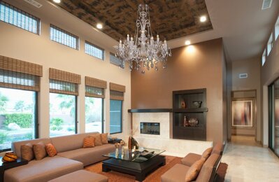 Elegantný krištáľový luster do obývačky v industriálnom štýle EL1421202PB